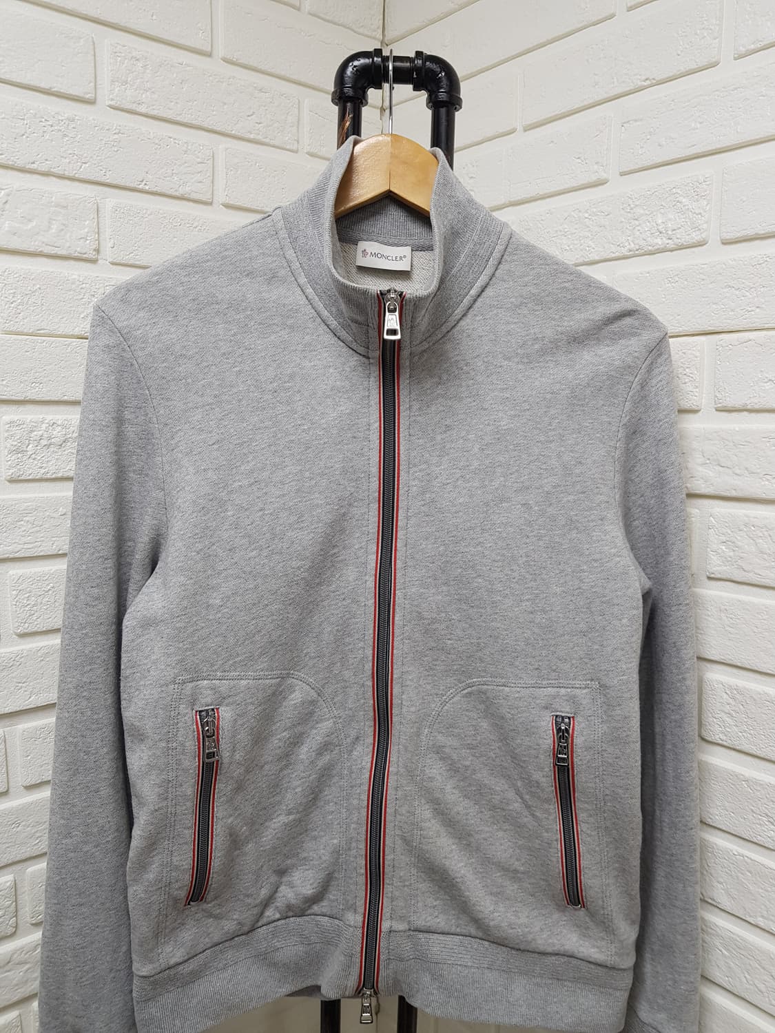 [L/정품] 몽클레어 트랙탑 져지 그레이 상품이미지2