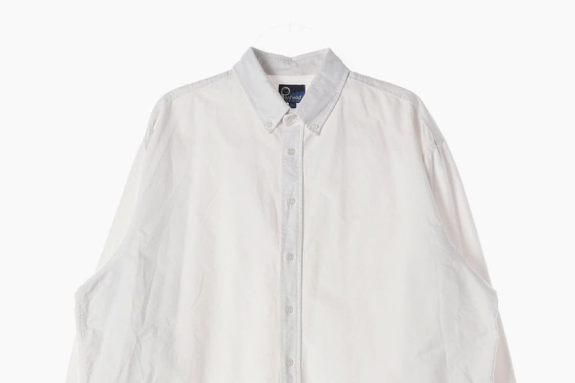 펜필드 화이트 코튼 옥스퍼드 셔츠 XL 상품이미지3