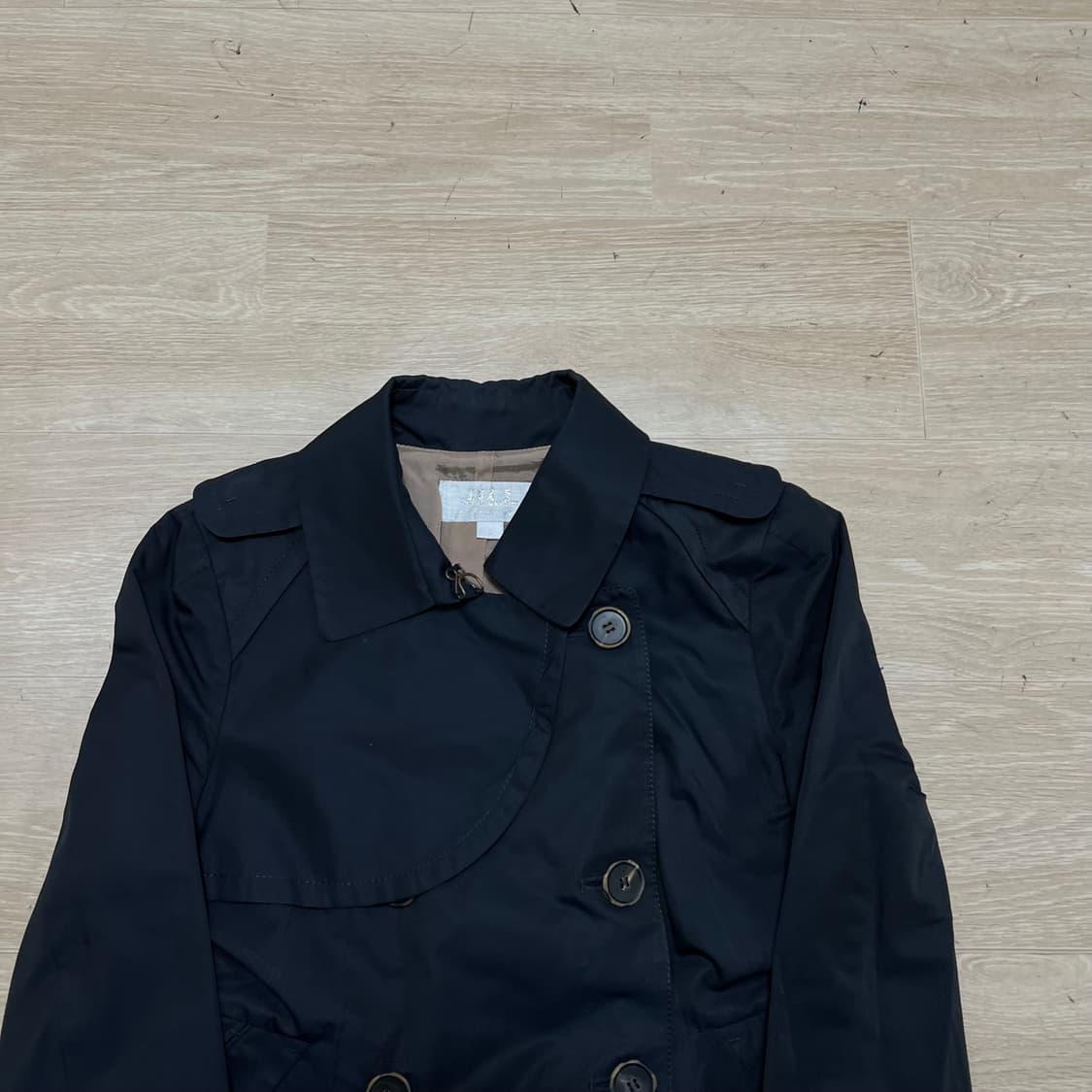 질 바이 질스튜어트 여성 더블 트렌치 코트 [네이비] 85-91-160 상품이미지2