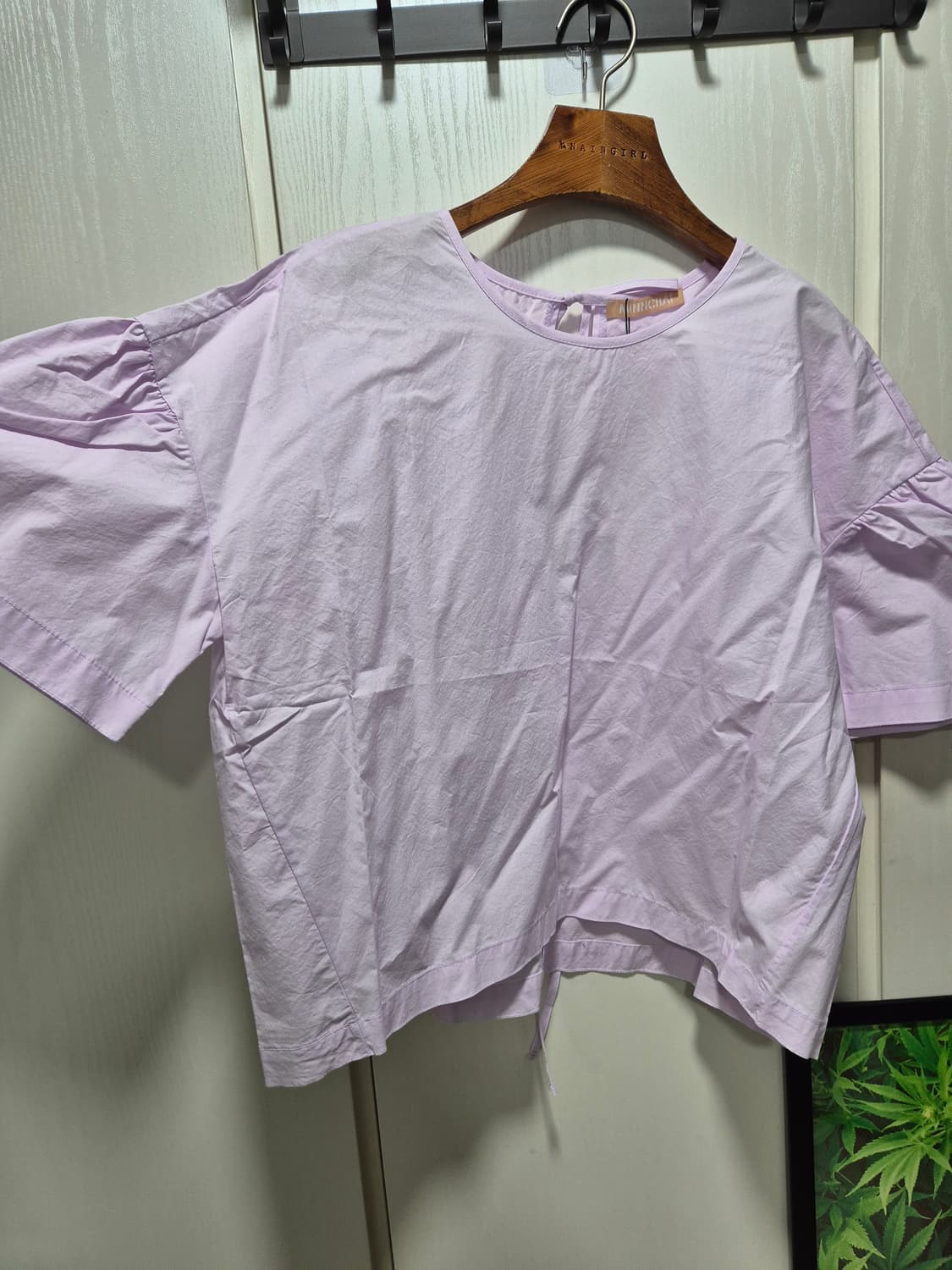 (타임세일)(새상품) 라벤더 퍼프 블라우스 상품이미지3