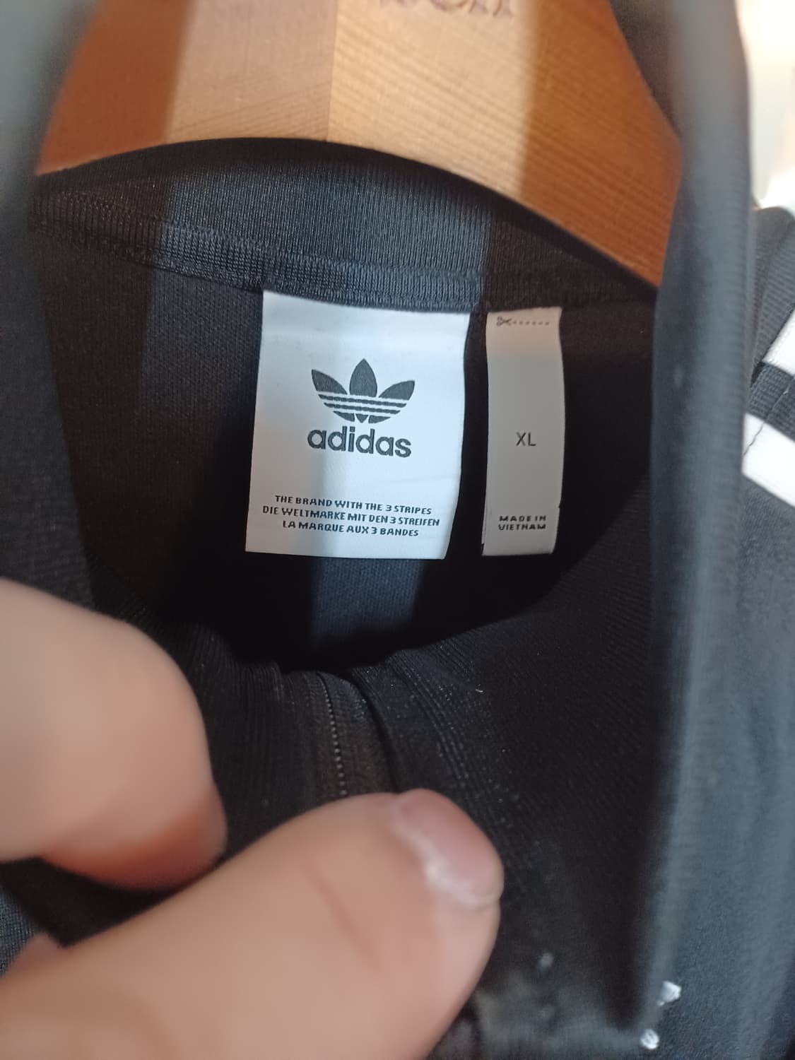 아디다스 베켄바우어 트랙탑 져지 검흰 xl 상품이미지3