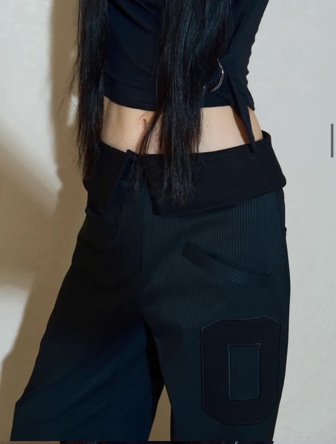 0104 0 APPLIQUE EMBROIDERY TROUSERS 상품이미지2