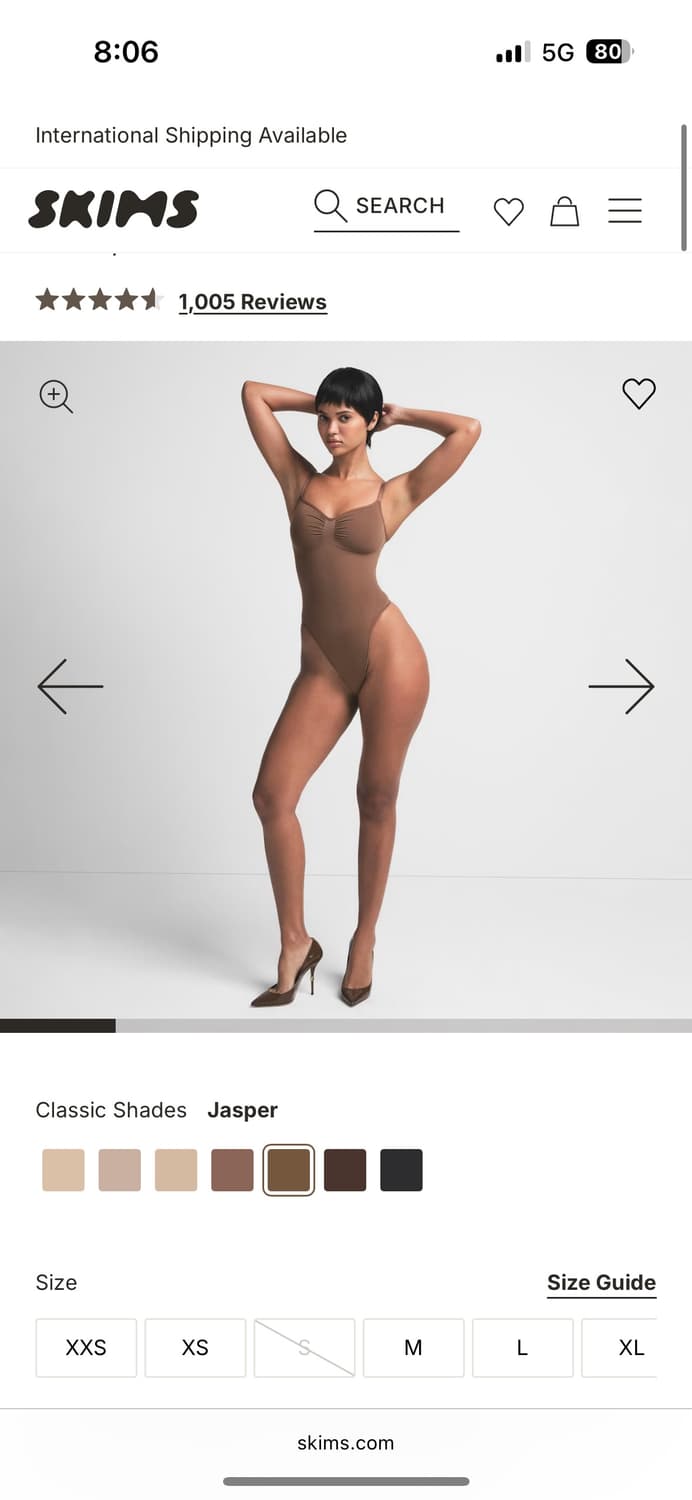 스킴스 바디수트 상품이미지2