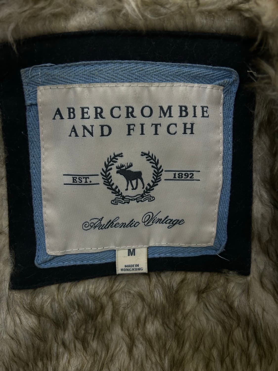 [M]아베크롬비 울프죠 후드 자켓/블랙 상품이미지6