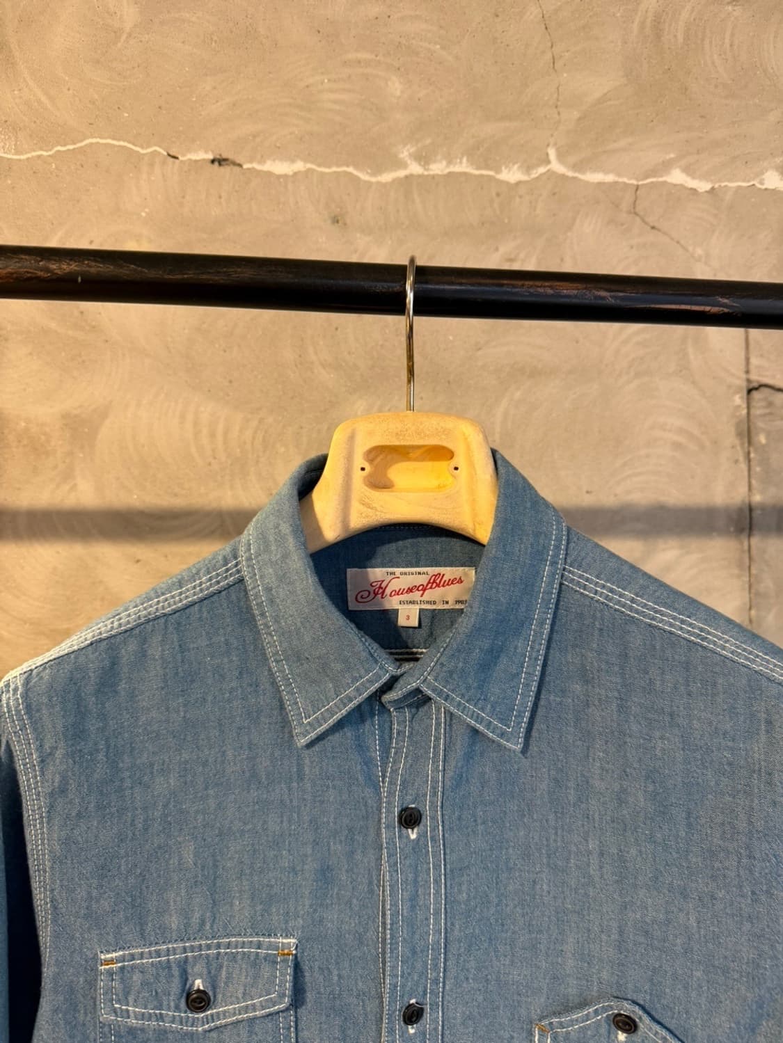 하우스 오브 블루스 워크셔츠 슬림100 상품이미지5