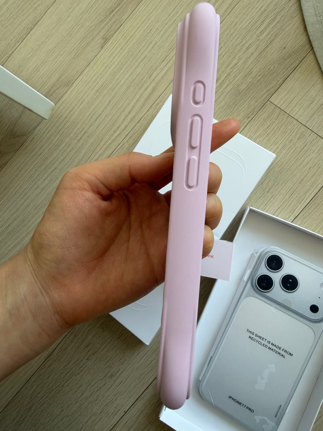 케이스티파이 아이폰 17 프로 리플 케이스 프림로즈 핑크 상품이미지5