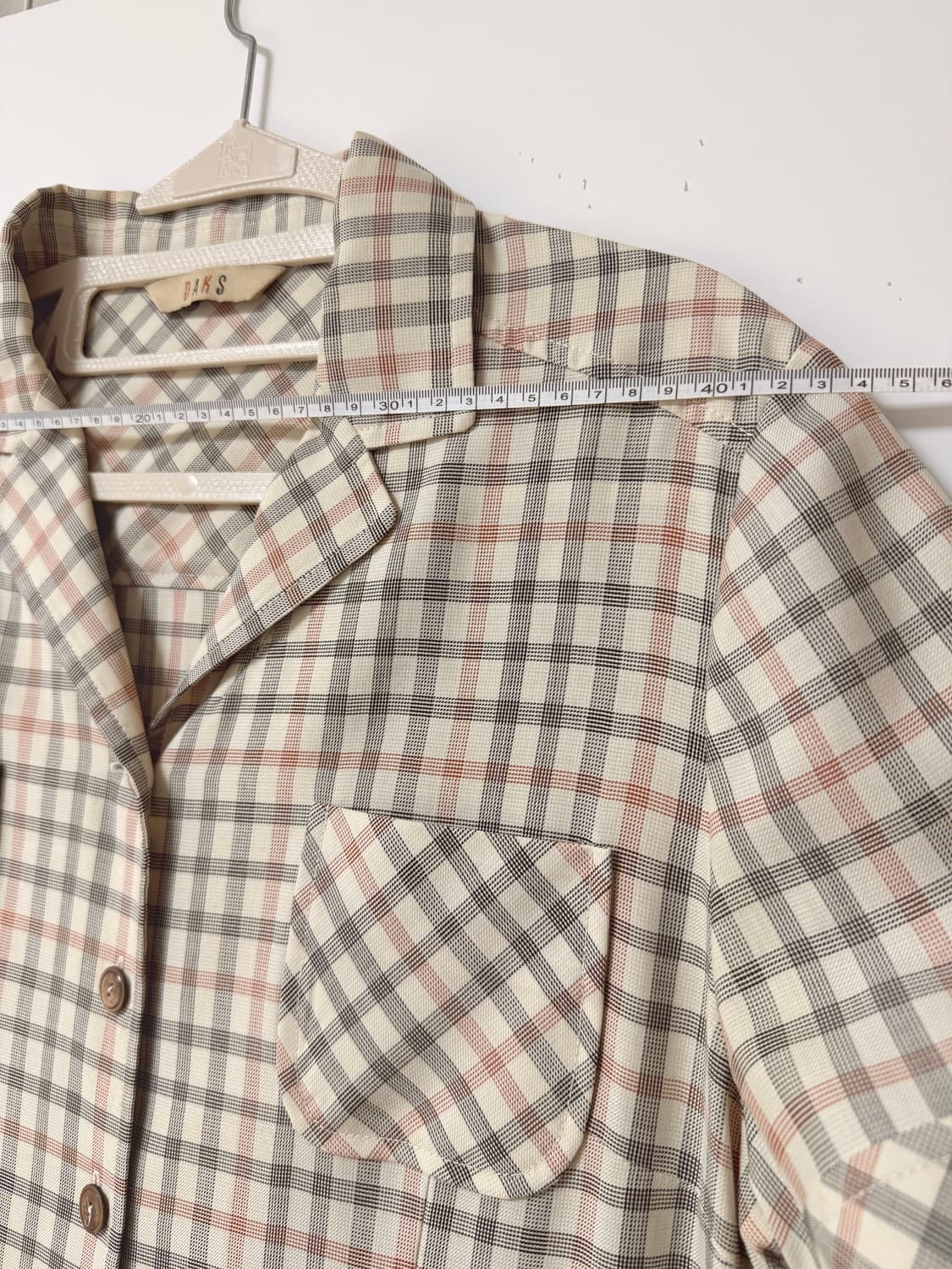 닥스 DAKS 체크 반팔 원피스 상품이미지8