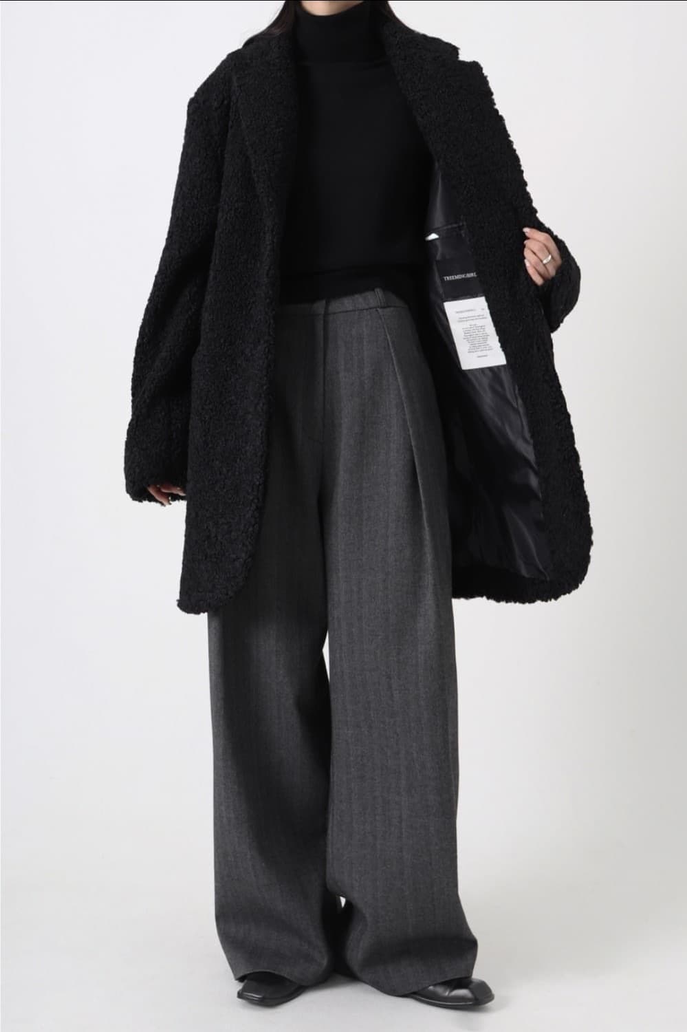 트리밍버드 푸들 자켓 블랙 상품이미지6