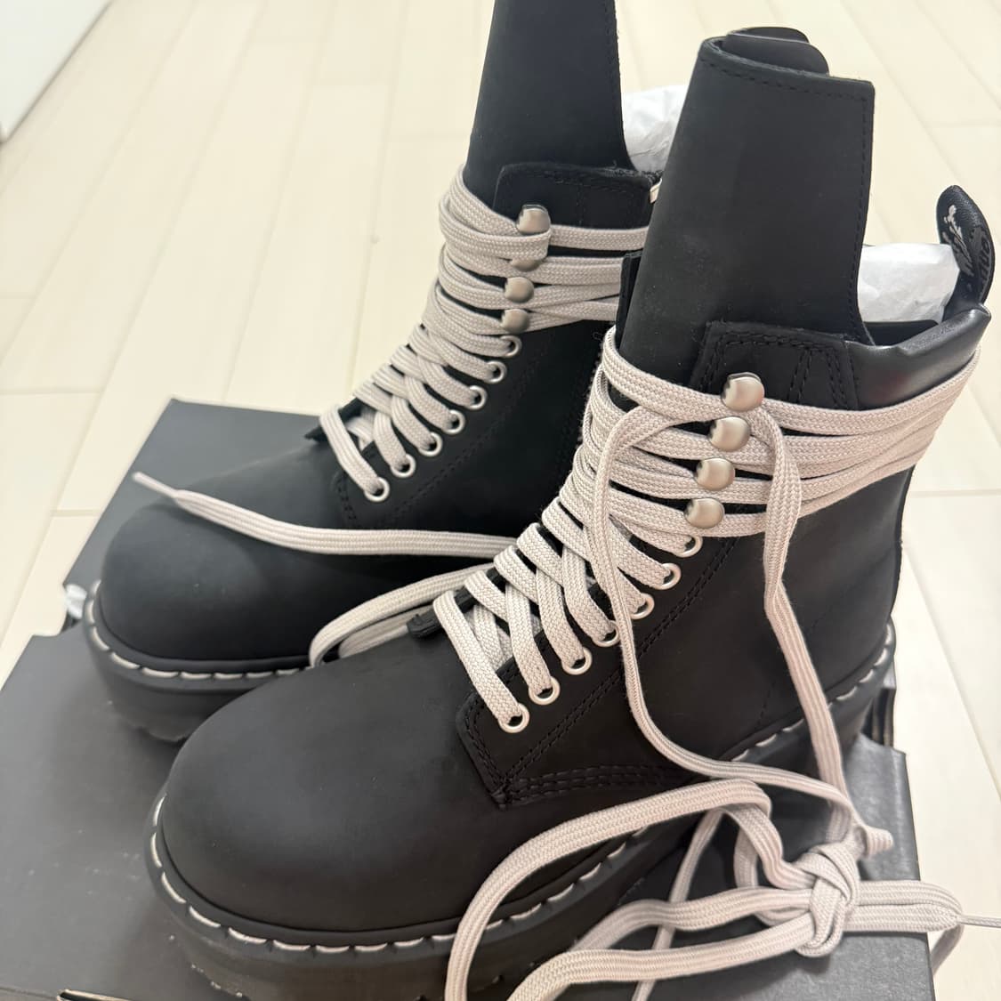 닥터마틴 릭오웬스 쿼드 솔 스틸토 부츠 240 (새상품) 상품이미지1