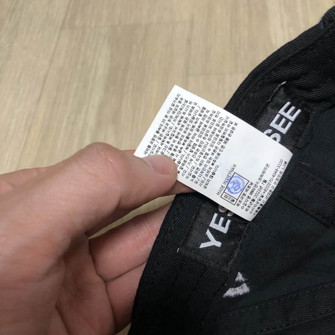 (OS) 예스아이씨 YESEYESEE 훌리건 로고 캡 블랙 상품이미지9