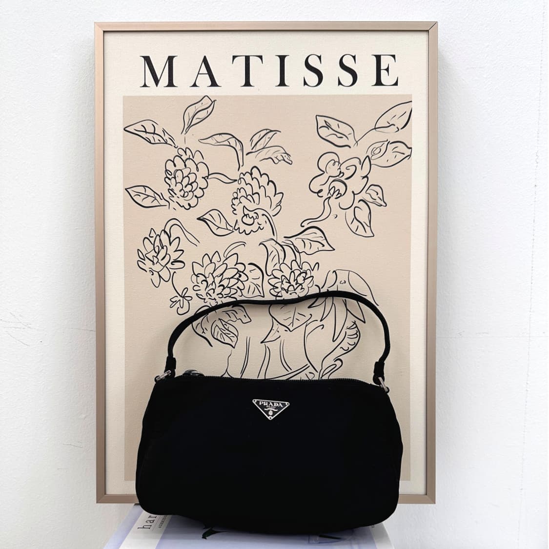 정품 프라다 나일론 호보백 블랙 미니백 (한국명품감정원 감정) 상품이미지2