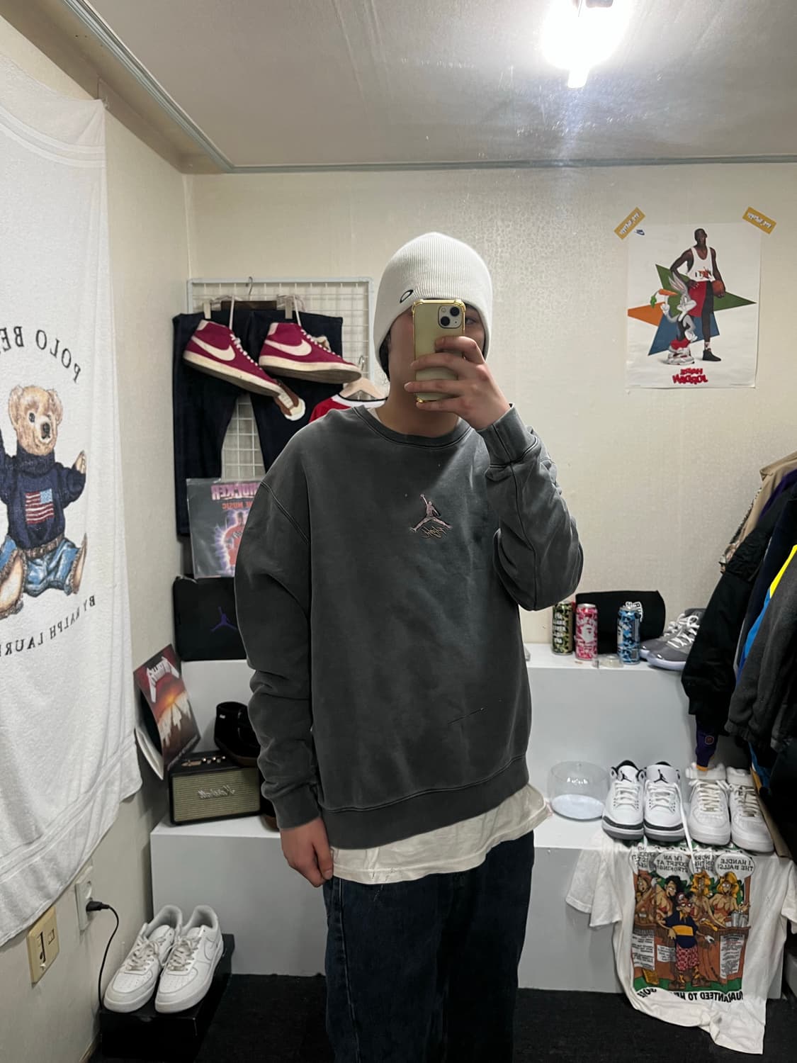 조던 피그먼트 맨투맨 상품이미지5