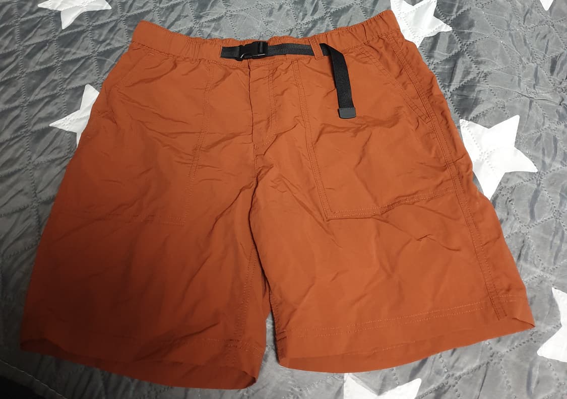 무신사스탠다드 유틸리티 벨트 나일론 쇼츠팬츠 브릭오렌지 (31) 상품이미지1