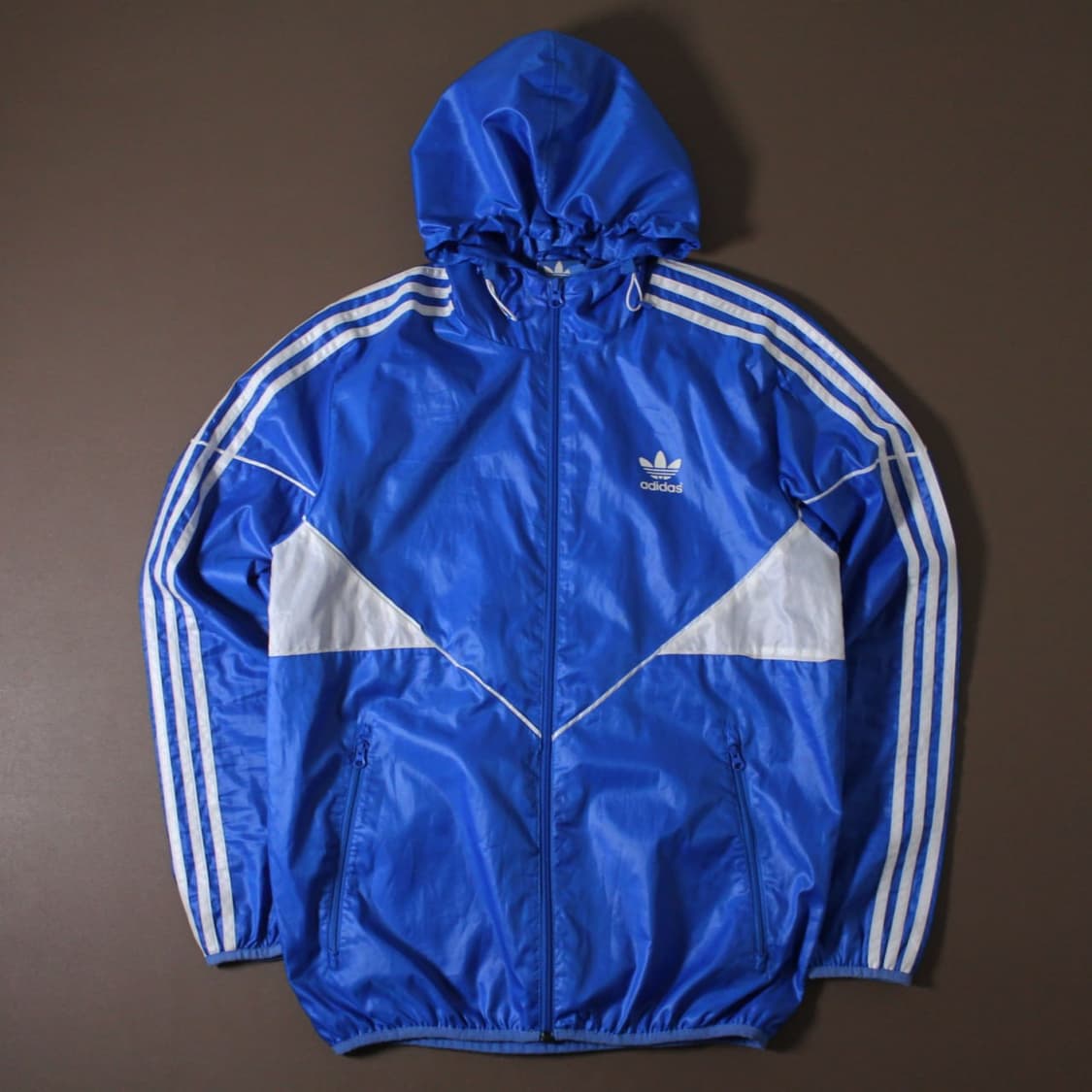 Adidas 아디다스 유로파 파이어버드 유광 블루 바람막이 L031 상품이미지1