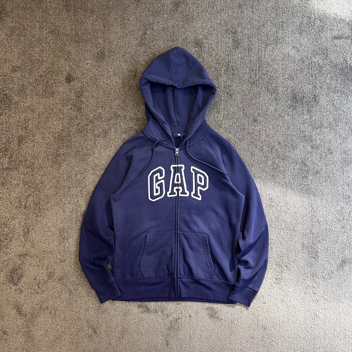 GAP 로고 후드 집업 상품이미지1