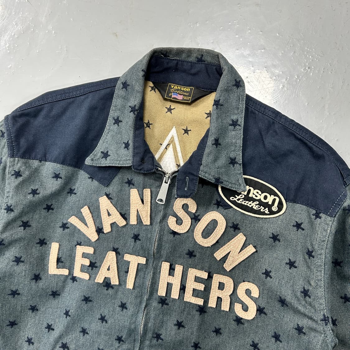 밴슨 빅로고 스트 집업 자켓  상품이미지8