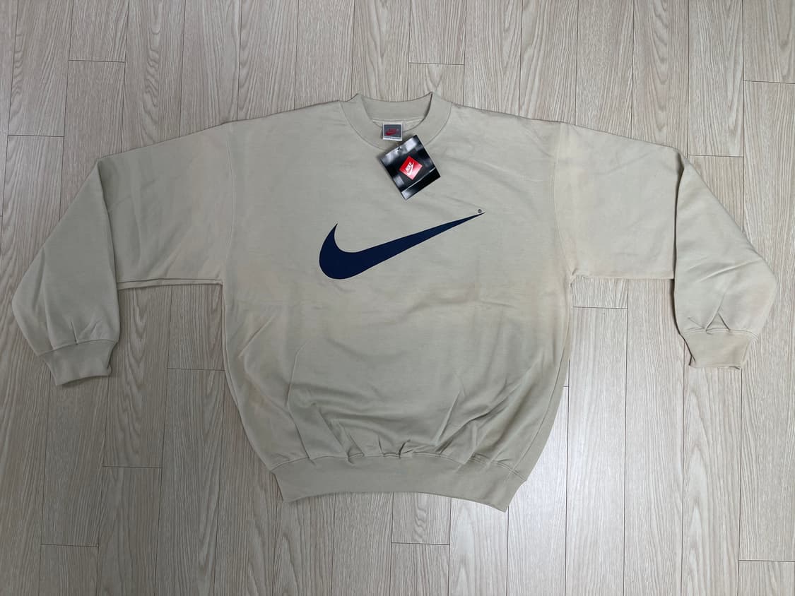 나이키 90s 올드 스웻셔츠 맨투맨 베이지 NIKE OLD 1990 4번 상품이미지1