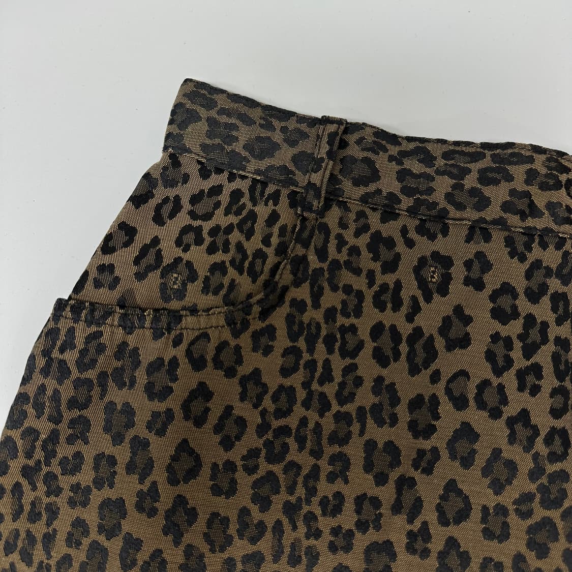 펜디 레오파드 로고 스커트 상품이미지3