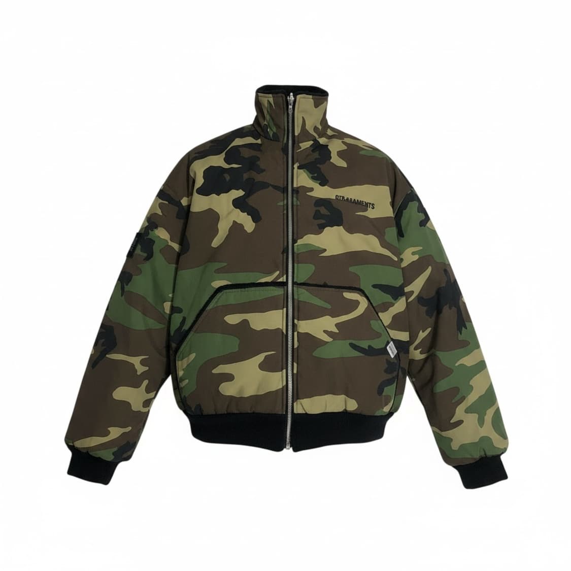 QT8 큐티에잇 카모 패딩 m 상품이미지1