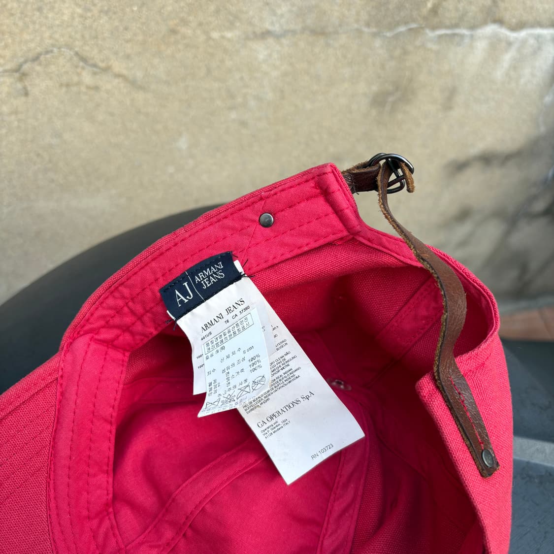 알마니 진스 로고 모자 상품이미지9