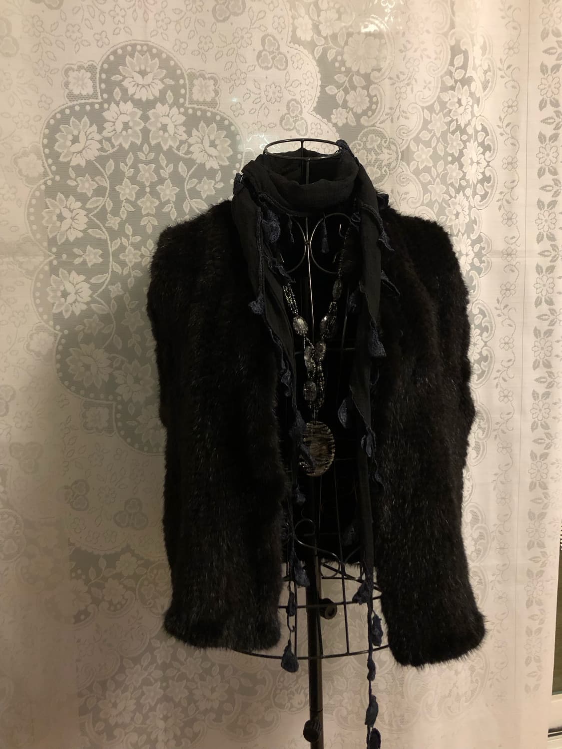 빈티지 퍼 베스트 상품이미지2