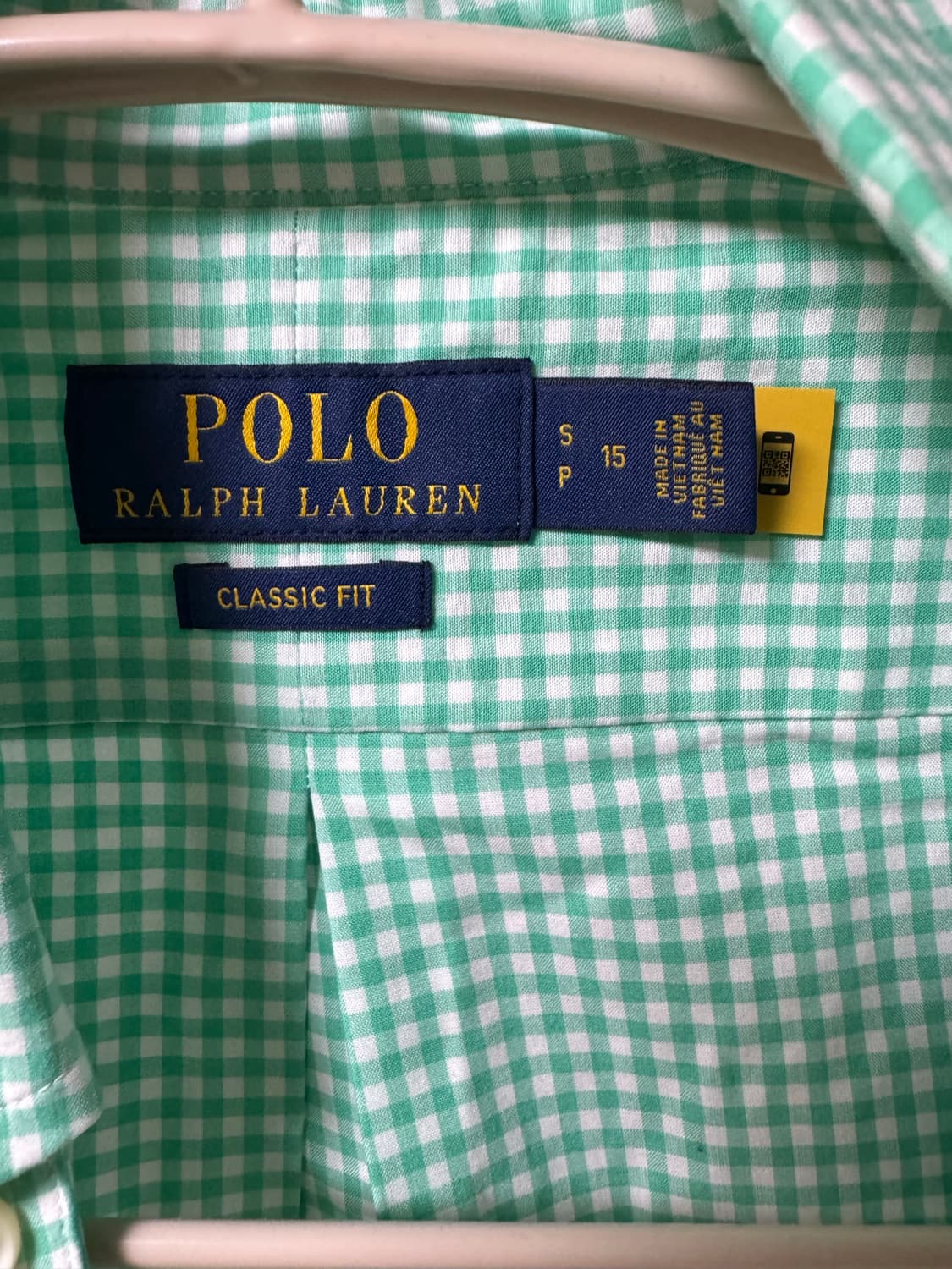 폴로 깅엄셔츠 상품이미지3