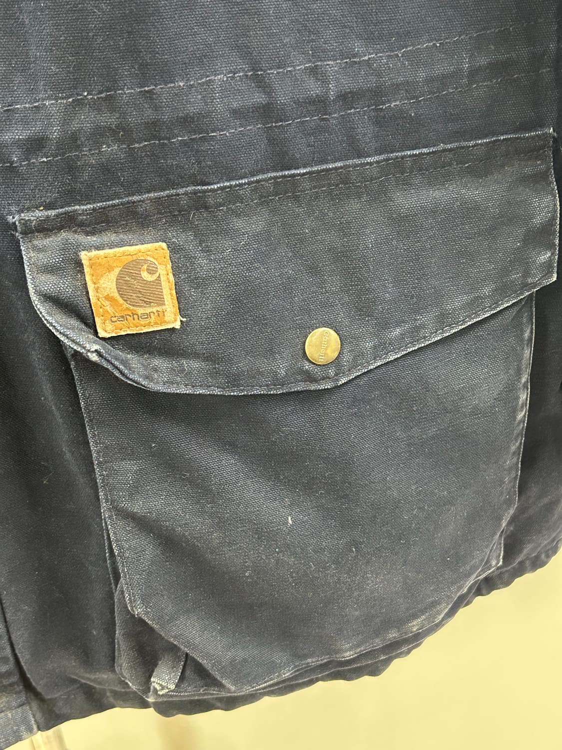 90s 칼하트 C52 MDT 캔버스 블랑켓 라인 자켓 상품이미지6