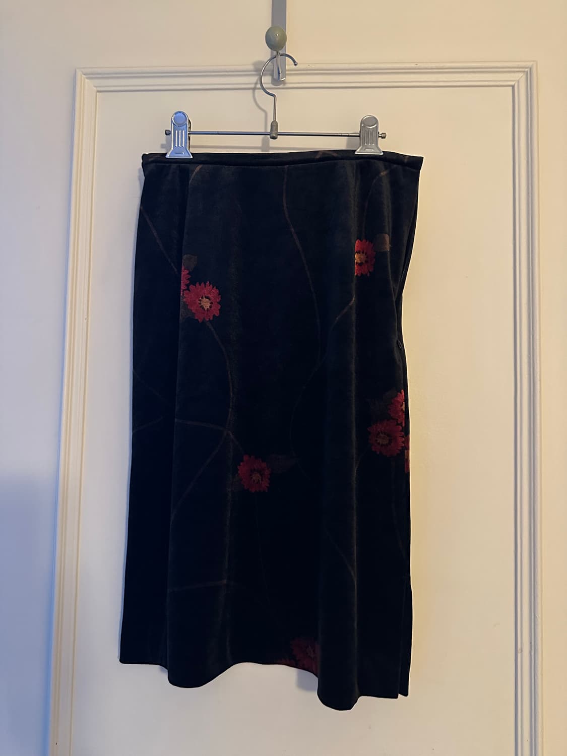 벨벳 꽃무늬 빈티지 스커트 화양연화 st 상품이미지3