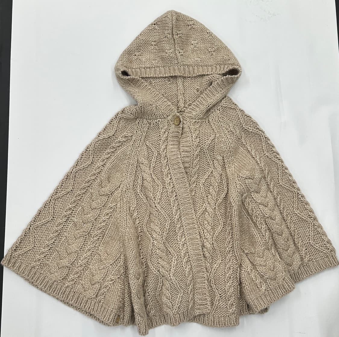 🍮사와코의 꽈베기 후드 케이프 망토🍮 판초 그런지 에스닉 히피 아우터 상품이미지4