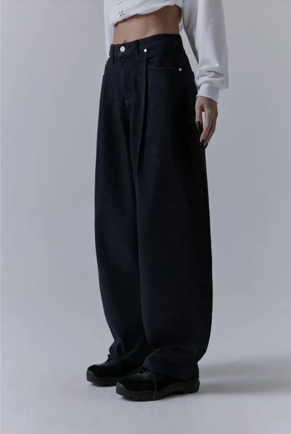 트리밍버드 One Button Denim Pants,인디고,3사이즈 상품이미지2
