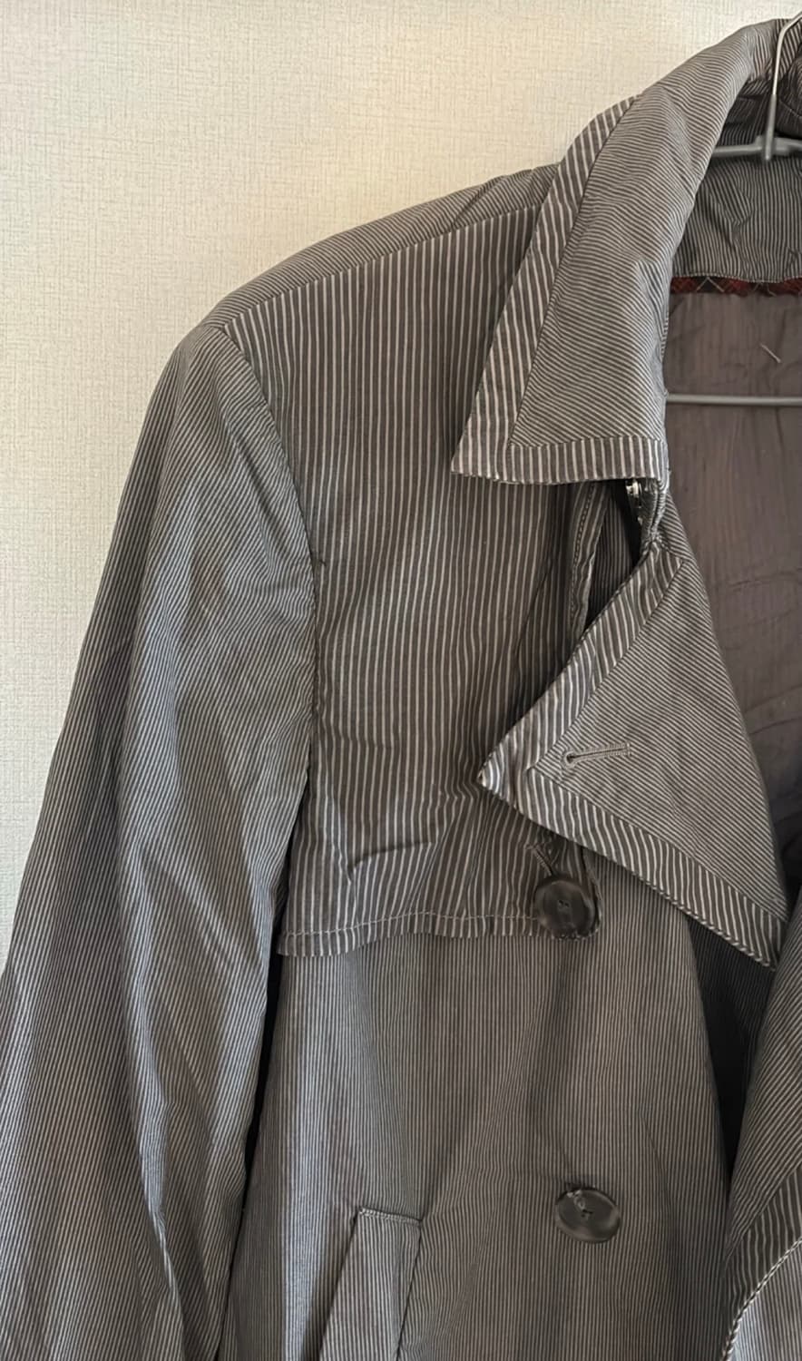 알렉산더 맥퀸 스트라이프 피코트 46 상품이미지3