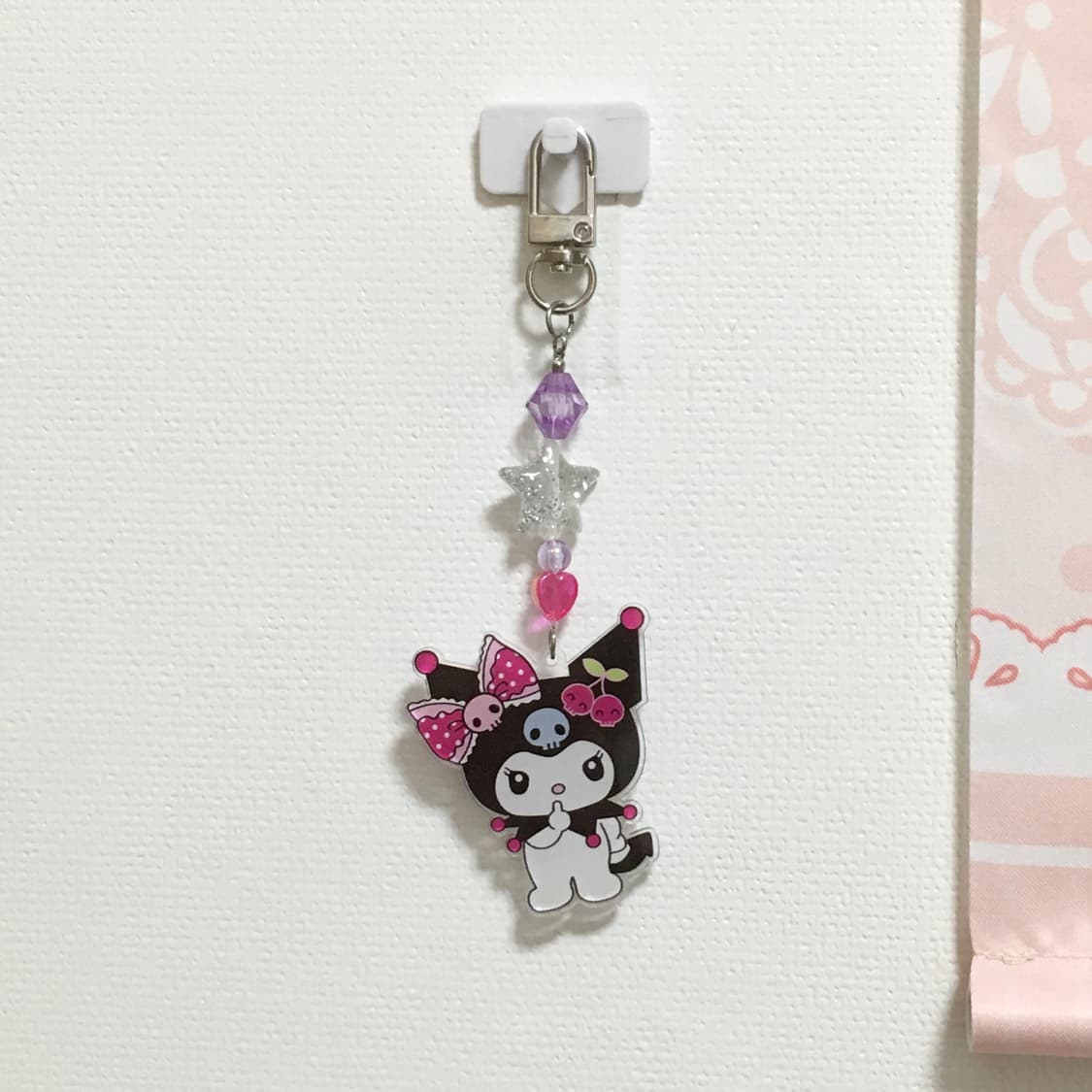 [@이벤트@] 산리오 핸드메이드 비즈 키링 쿠로미 키치 펑크 y2k 상품이미지2