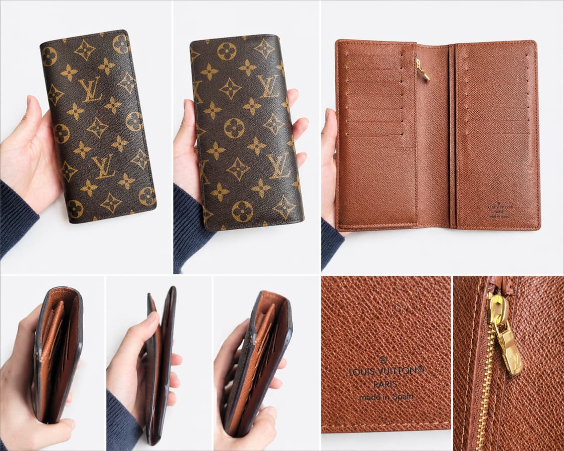(풀구성품) 루이비통 브라짜 모노그램 이클립스 장지갑 상품이미지2