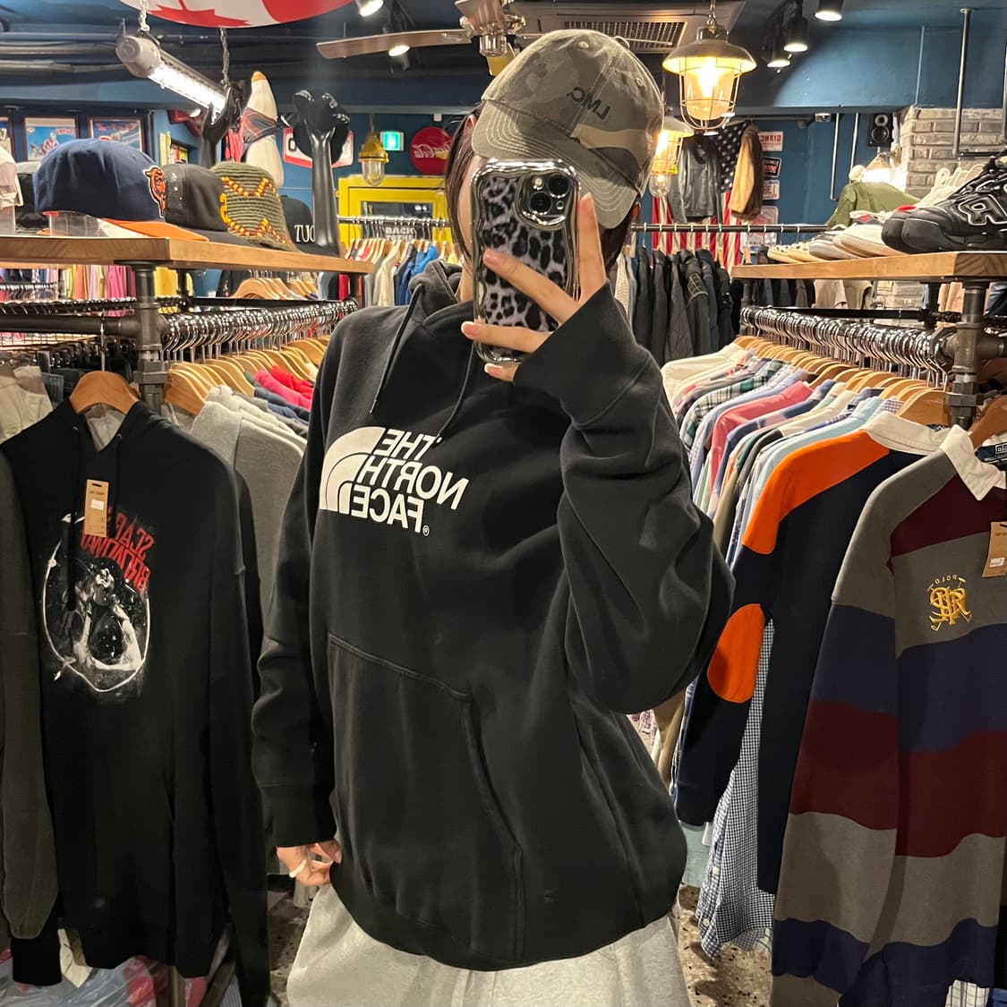 THE NORTH FACE 노스페이스 빅로고 후드티 상품이미지4