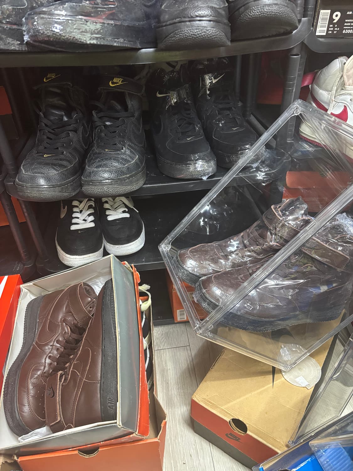 93 나이키 에어포스1 갈검창 신품275 상품이미지1