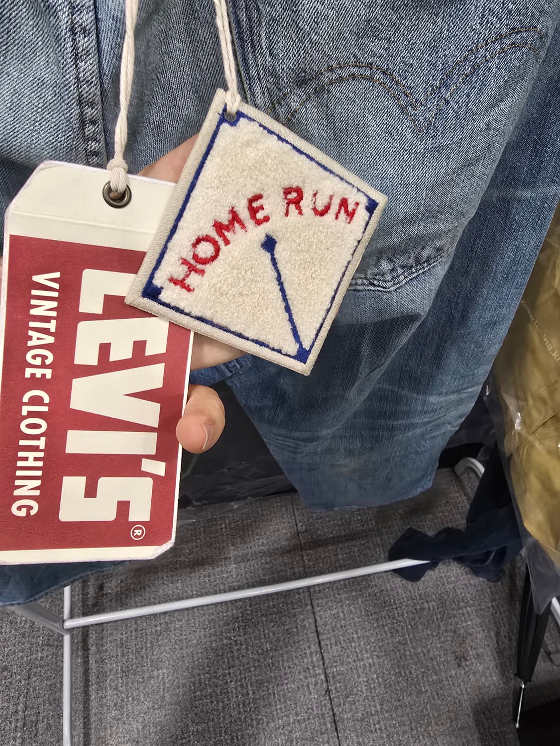 데드스탁 새상품 LVC 1890 501 홈런진 34사이즈 상품이미지3