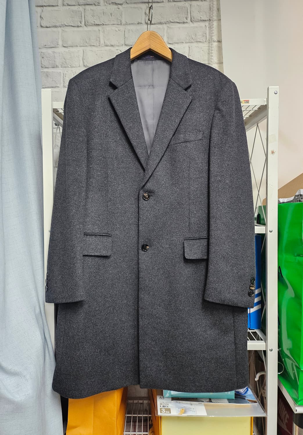 앤드지 남성코트 110 럭스 캐시미어 체스터 싱글코트 XD39 상품이미지1