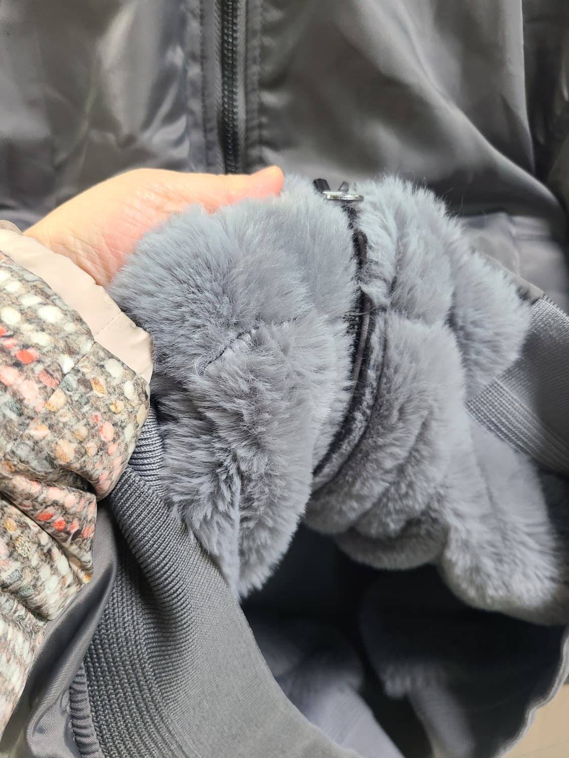 짐브로 리버시블 퍼 항공점퍼 xl 상품이미지4