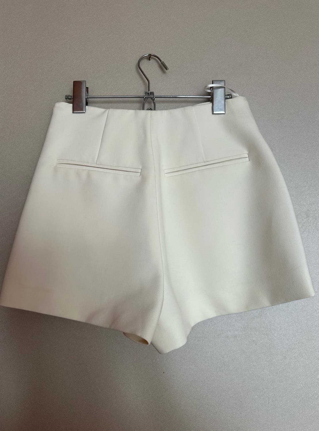 자라 하이웨스트 스코트 XS 크림색 상품이미지3