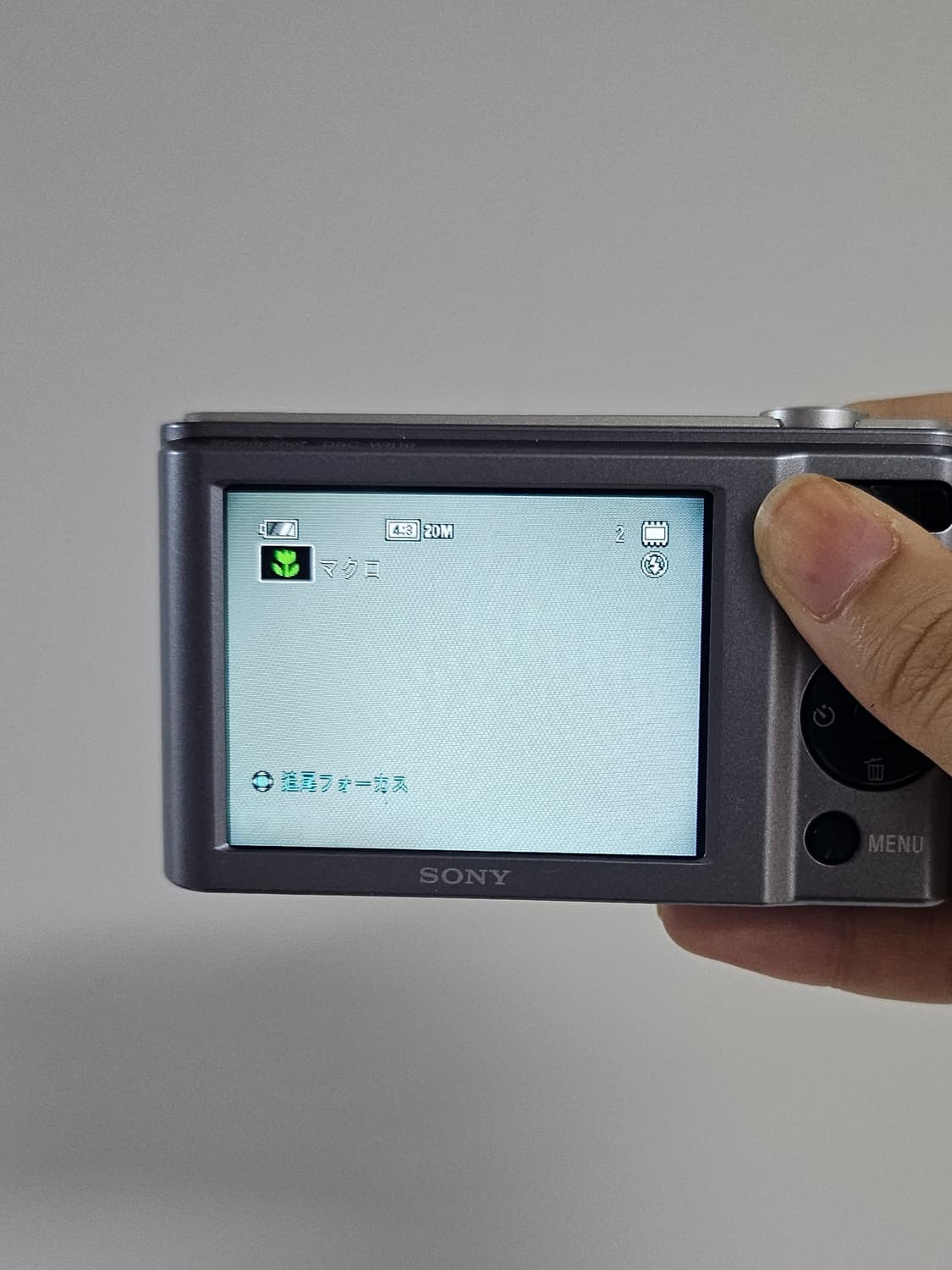소니 사이버샷 DSC-W810 빈티지 카메라 그레이 빈티지디카 상품이미지6