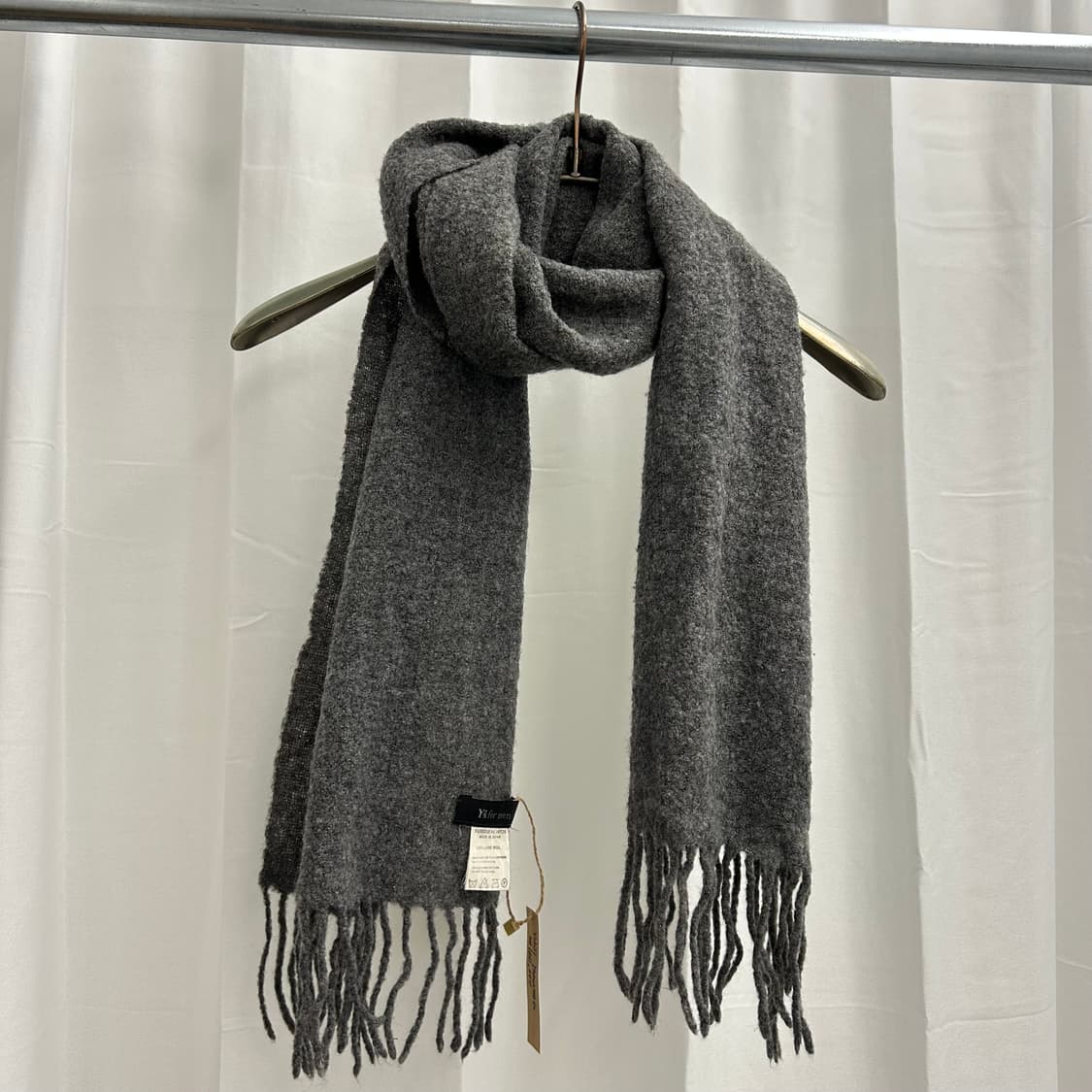 요지 야마모토 Ys for men 축융 울 머플러 상품이미지1