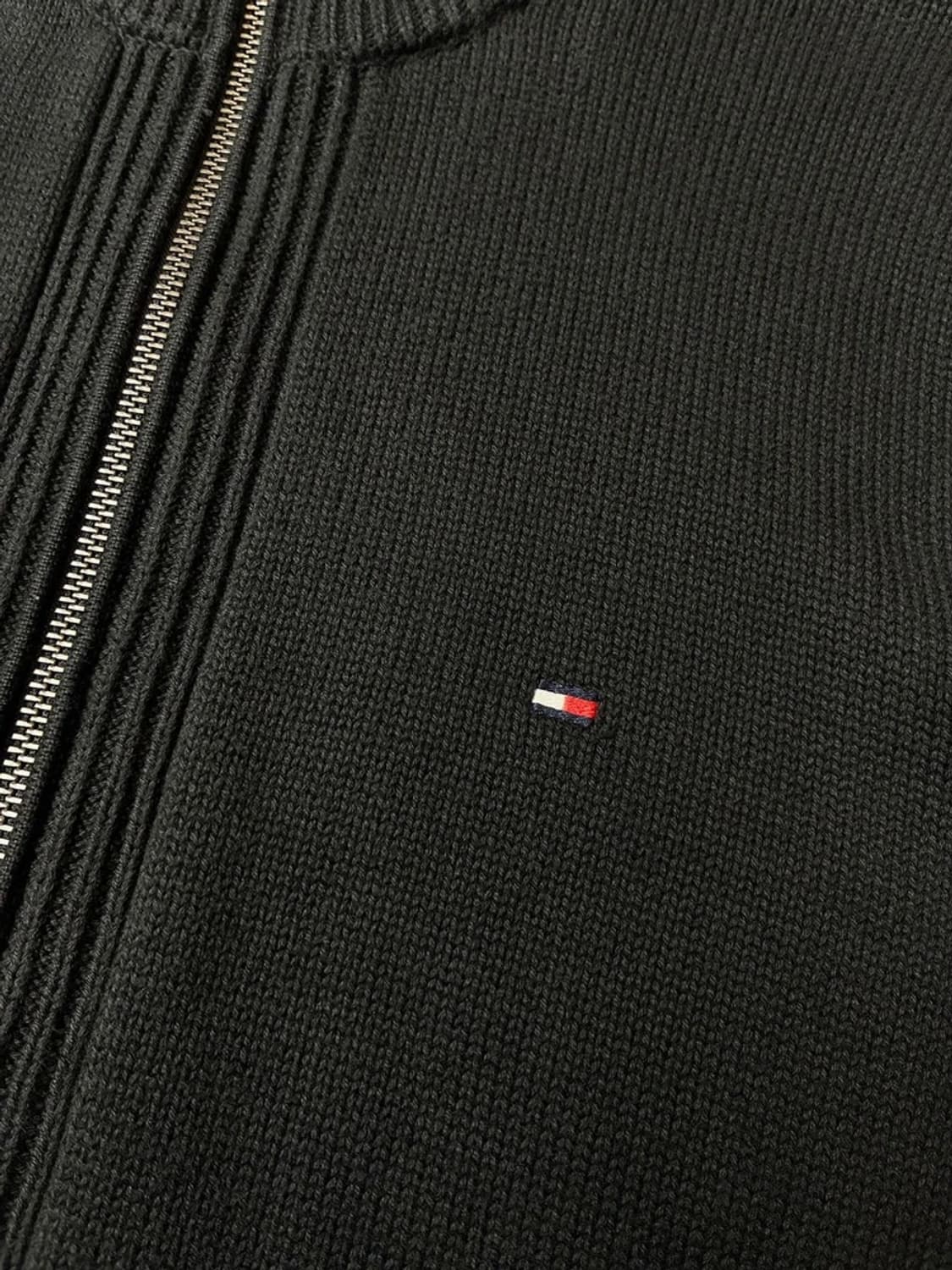 타미힐피거 시그니처 스몰로고 코튼 풀집 니트 가디건 PN5750 상품이미지4