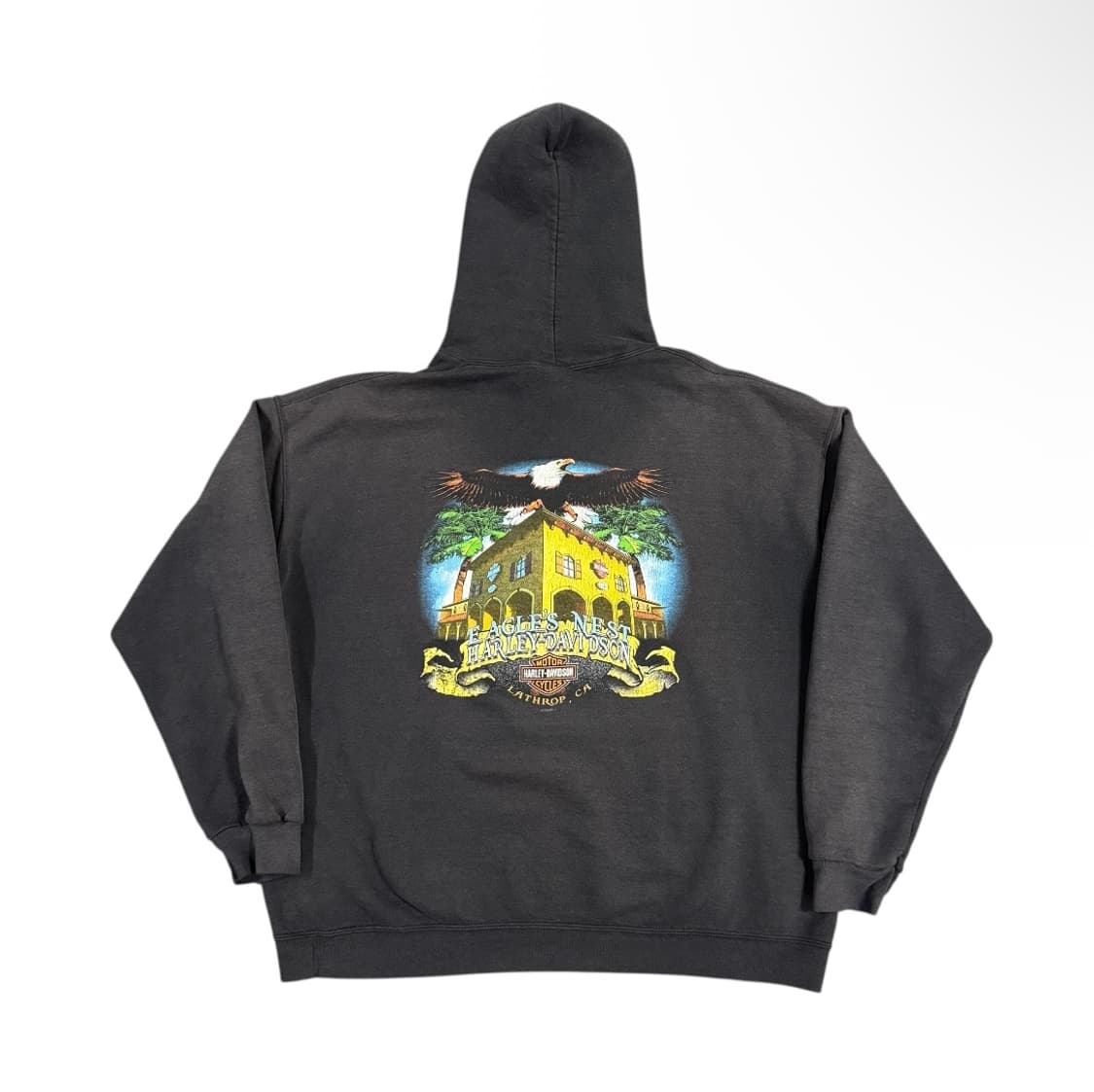 빈티지 2005 Harley Davidson 할리데이비슨 실드로고 후드티 상품이미지2