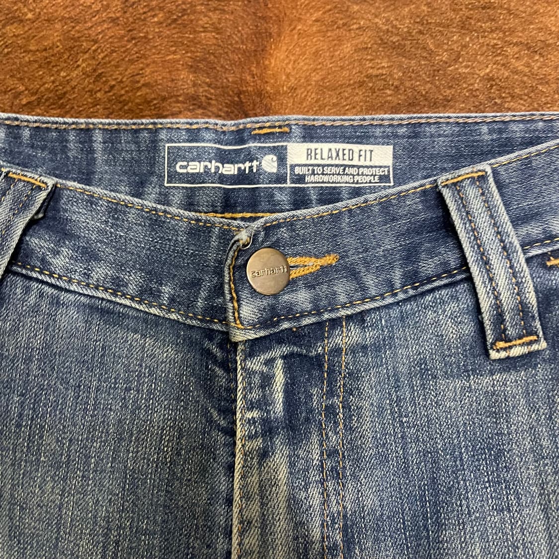 빈티지 칼하트 USA 데님 카펜터. 상품이미지6