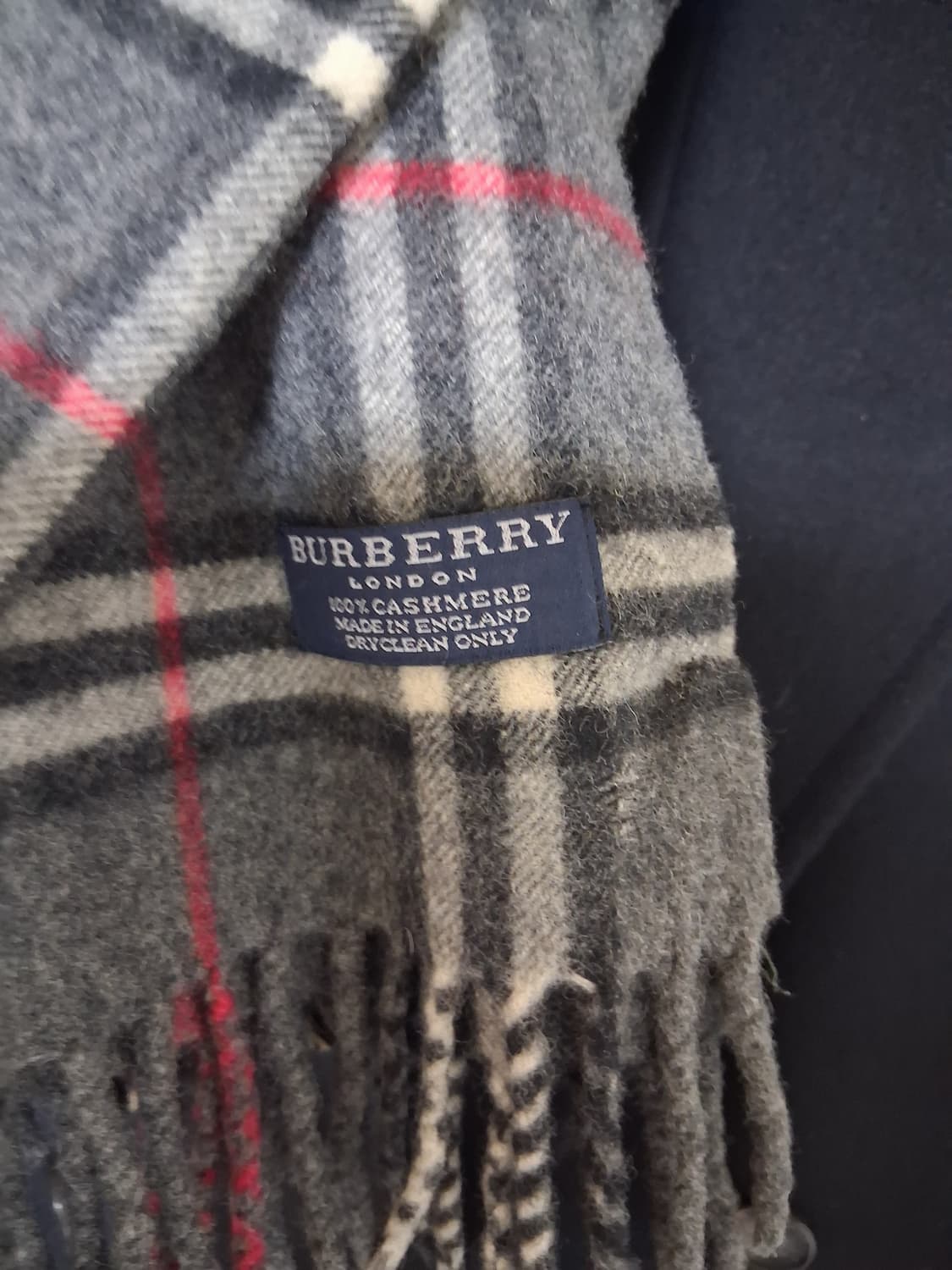 버버리캐시미어체크머플러 상품이미지3