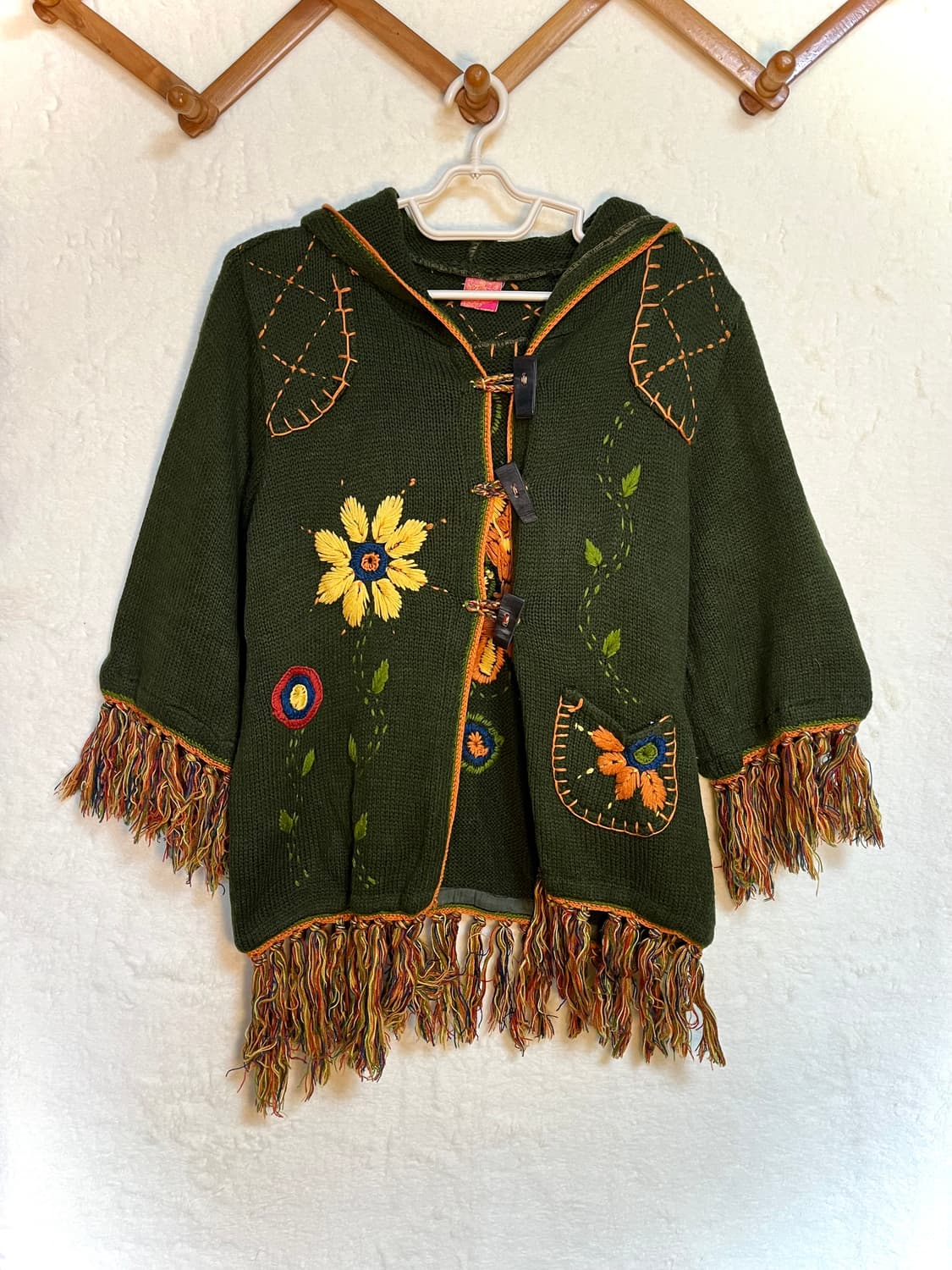 빈티지 히피 자수 가디건 아우터 상품이미지1