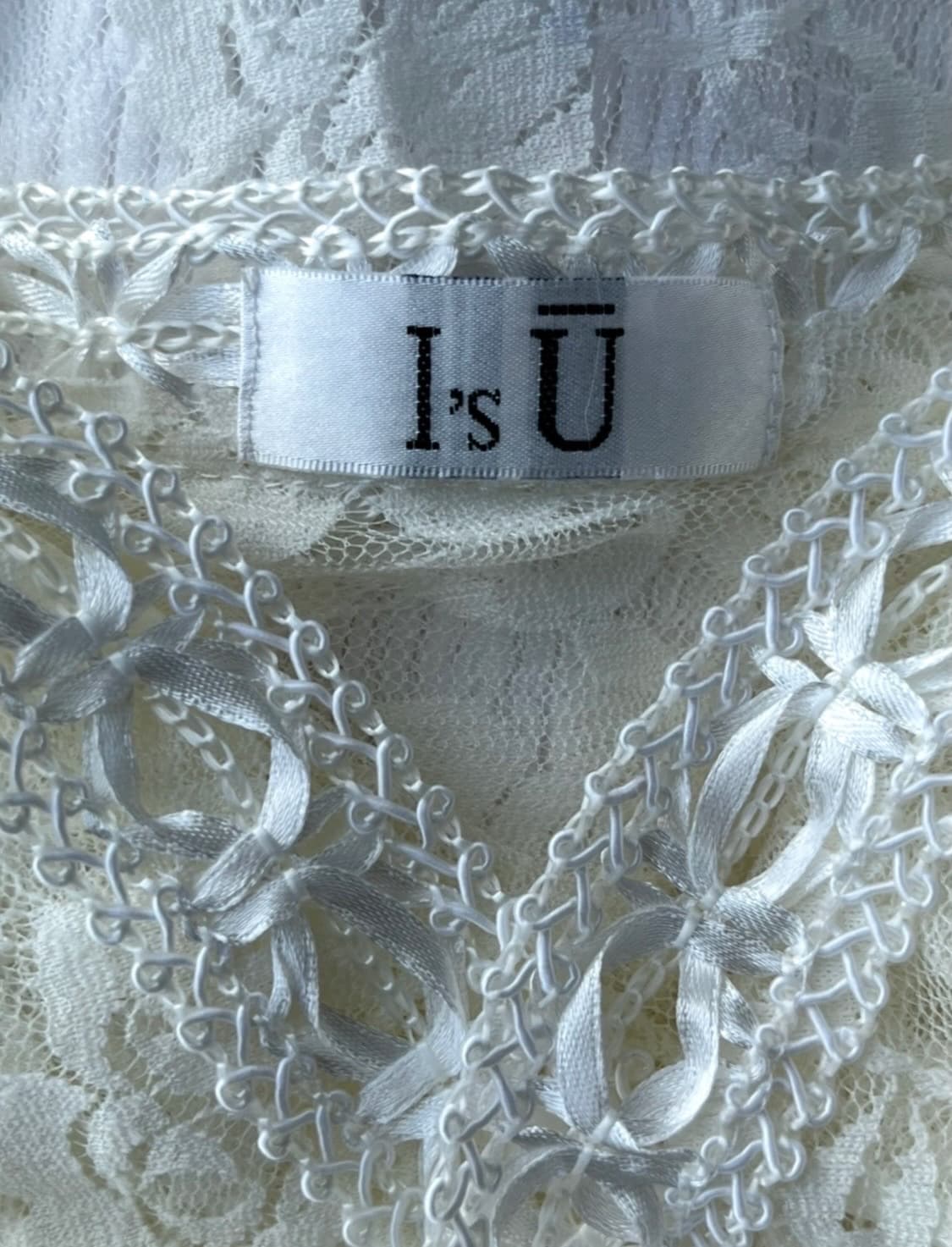 Is U 아이보리 로즈 레이스 볼레로 상품이미지5