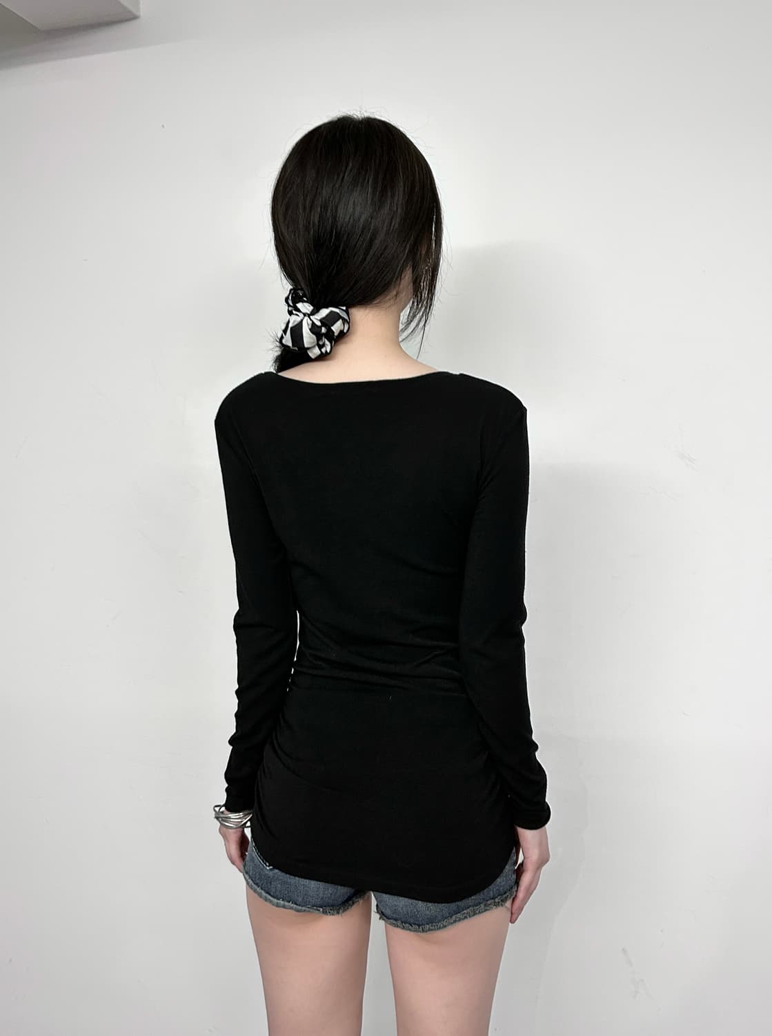 Hotfix Printed Slim Long Sleeves 상품이미지4