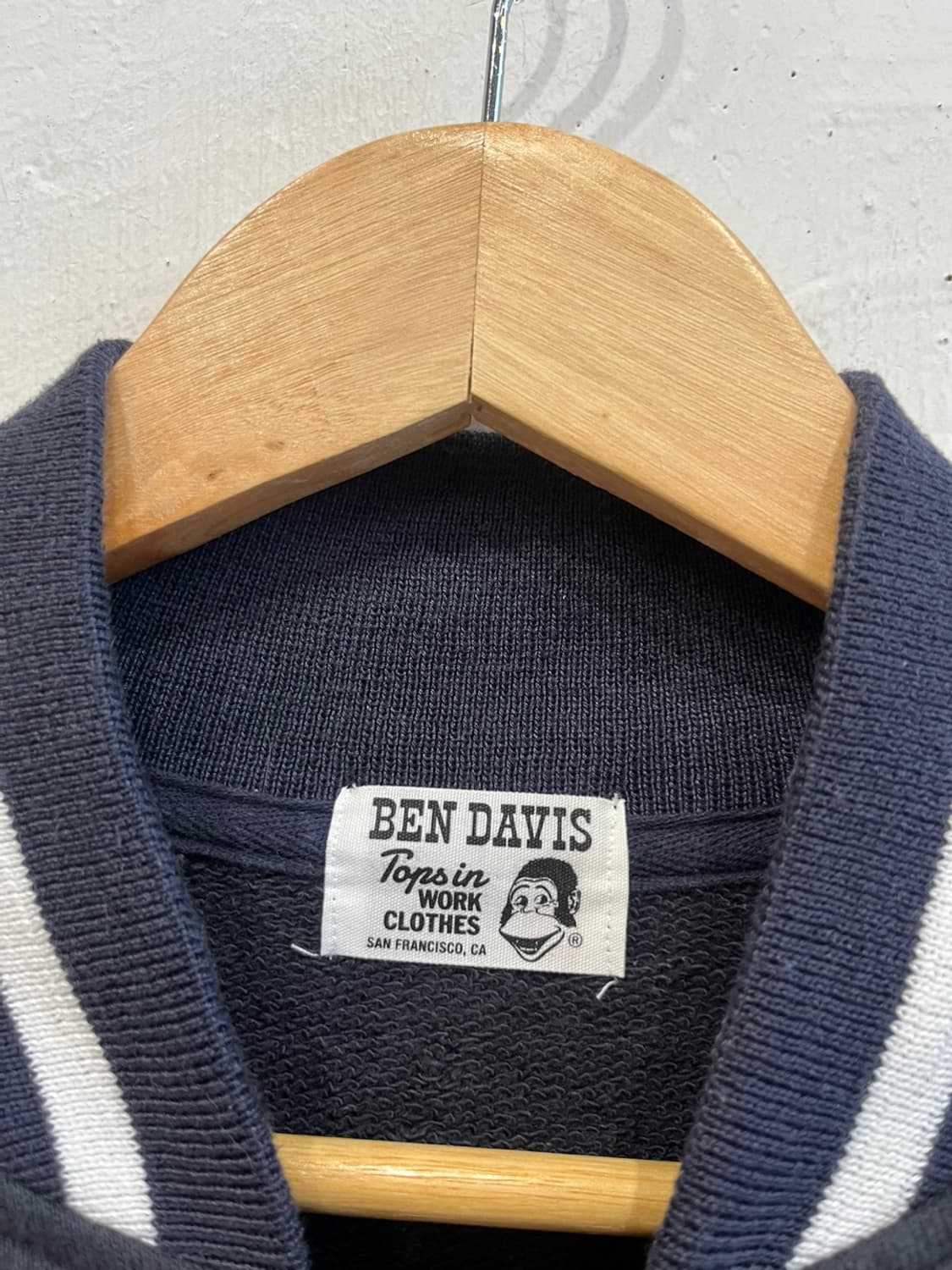 밴데이비스 재팬 스웻 바시티 자켓 S 상품이미지4