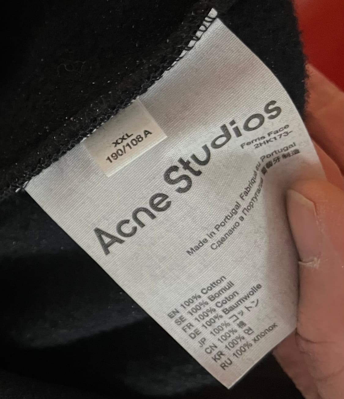 아크네 스튜디오 페이스패치 후드 ACNE 상품이미지5